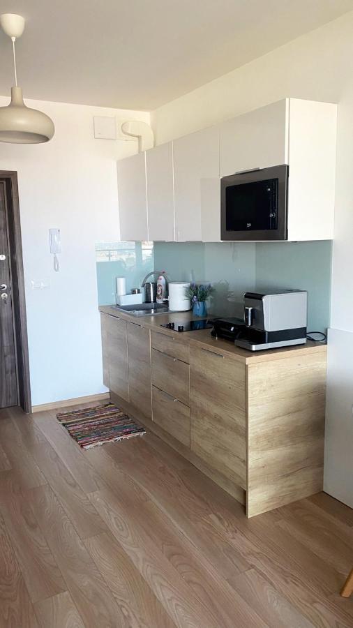 Apartament Z Widokiem Na Morze Ujście-Darłowskie Eksteriør billede